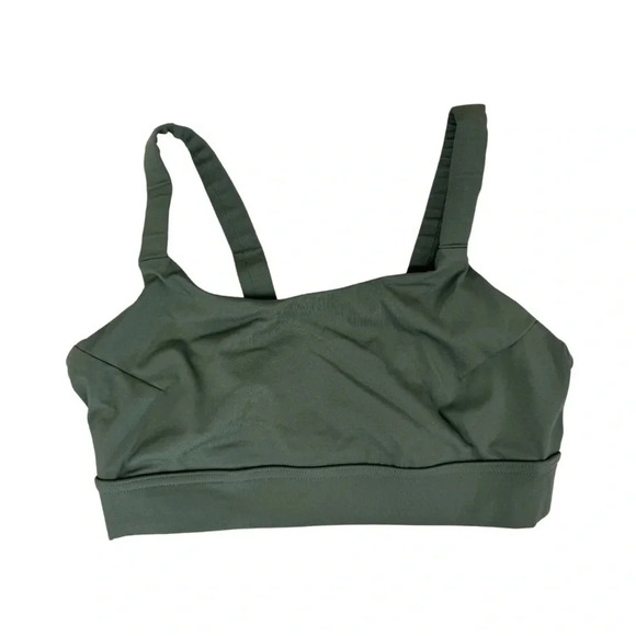 aday Lighten Up Sports Bra & Layered Up Thermal Leggings Set Green XS Activewear - Picture 10 of 15